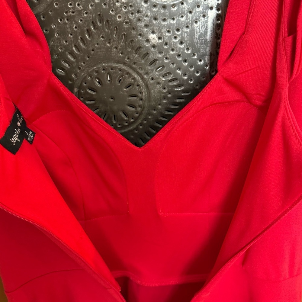 Sequin Hearts Red Skater Style Sweetheart Neckline Dress Junior 3 NWT Macy’s Buy - Picture 11 of 11